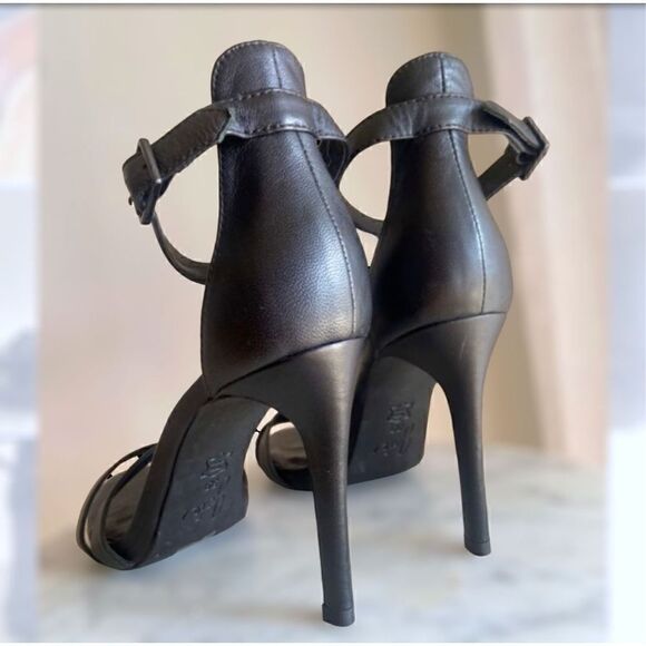 Anthropologie Joie Jena Nappa Leather Heel Sandal Size 39 US size 9 - Picture 9 of 14